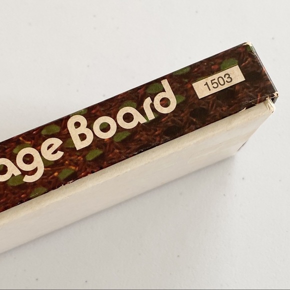 Vintage E.S. Lowe Cribbage Board #1503 With Original Box Pegs Instructions - Picture 3 of 10